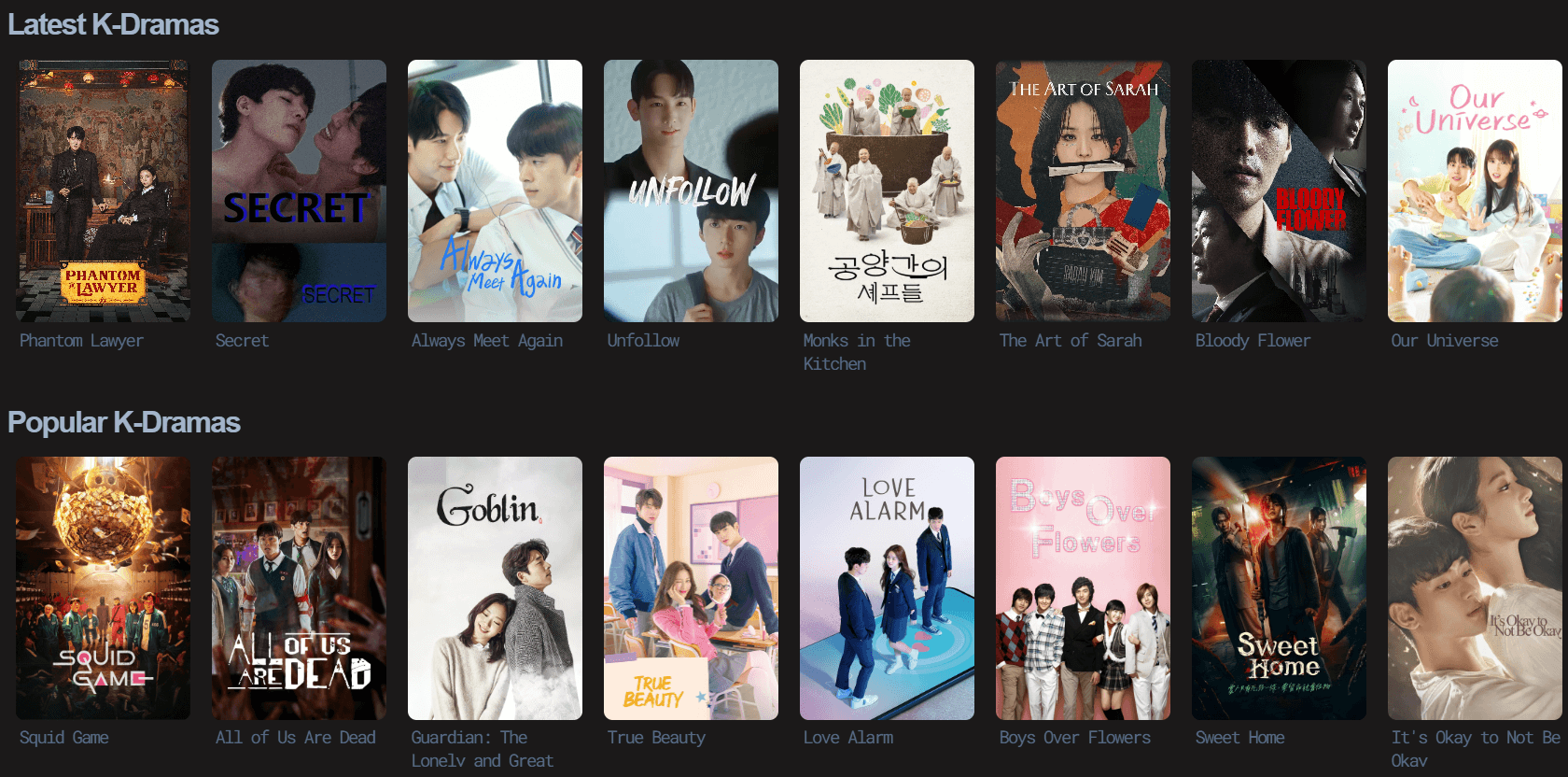 Cover image for: K.DRAMAS